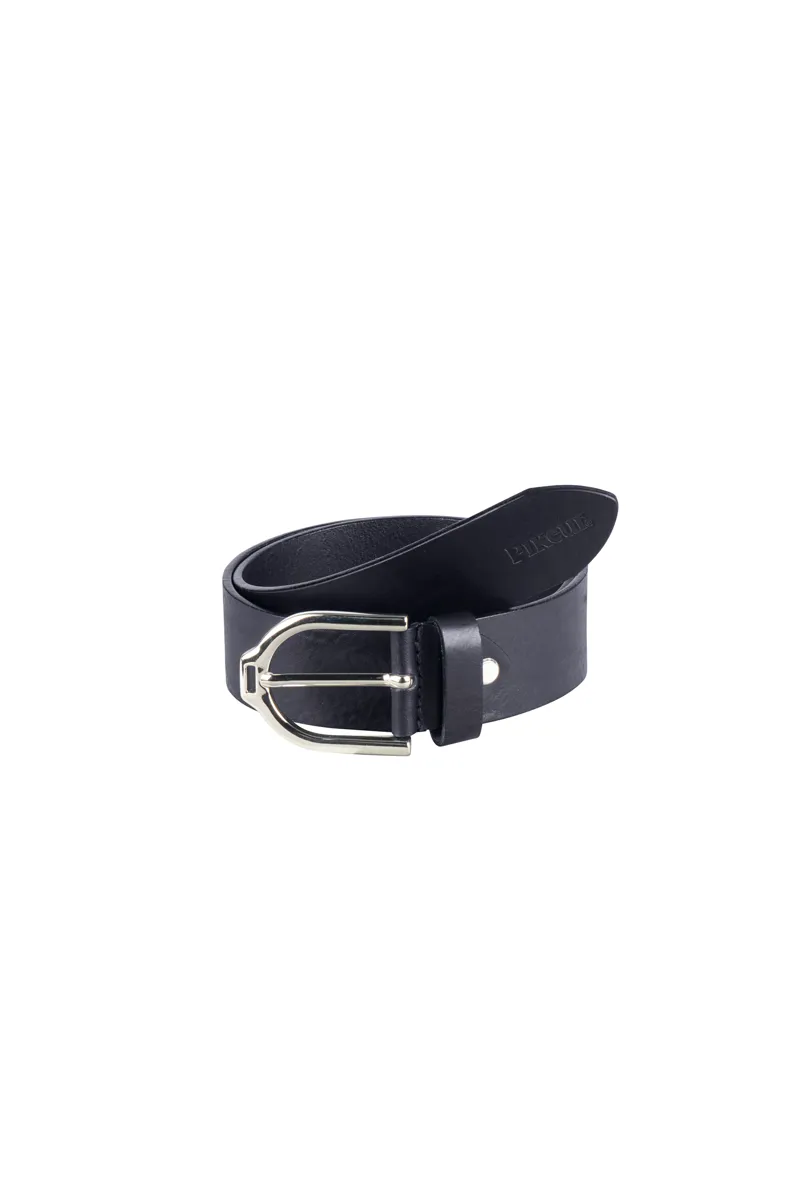 Pikeur Belt with Stirrup Buckle Navy